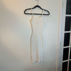 Hera Collection Elegant Cream Midi Dress